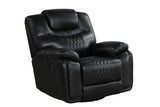 Galveston Black Reclining Living Room Set from Happy Homes - Luna Furniture