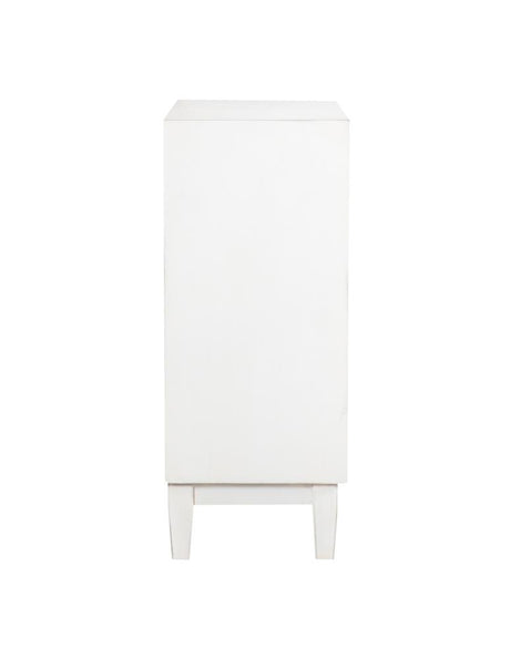 Gambon White Rectangular 2-Door Accent Cabinet from Coaster - Luna Furniture