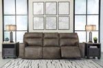 Game Plan Concrete Power Reclining Sofa - U1520515 - Luna Furniture