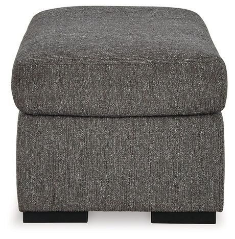 Gardiner Pewter Ottoman from Ashley - Luna Furniture