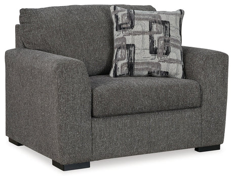 Gardiner Pewter Oversized Chair - 5240423 - Luna Furniture