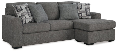Gardiner Pewter Sofa Chaise - 5240418 - Luna Furniture