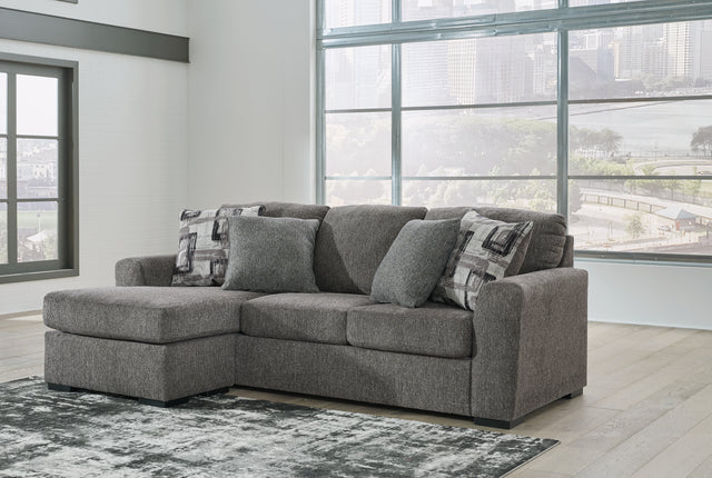 Gardiner Pewter Sofa Chaise - 5240418 - Luna Furniture