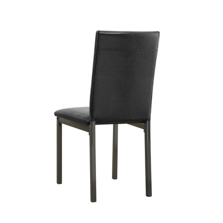 Garza Black Upholstered Dining Chairs, Set of 2 from Coaster - Luna Furniture