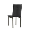 Garza Upholstered Dining Chairs Black (Set of 2) - 100612 - Luna Furniture