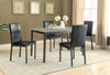 Garza Upholstered Dining Chairs Black (Set of 2) - 100612 - Luna Furniture