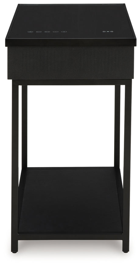 Gemmet Black Accent Table from Ashley - Luna Furniture