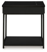 Gemmet Black Accent Table from Ashley - Luna Furniture