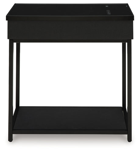 Gemmet Black Accent Table from Ashley - Luna Furniture