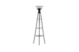 Gianni Charcoal Black Versatile Shelf Tower Floor Lamp from Coaster - Luna Furniture