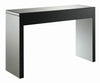 Gillian Rectangular Sofa Table Silver and Clear Mirror - 722499 - Luna Furniture