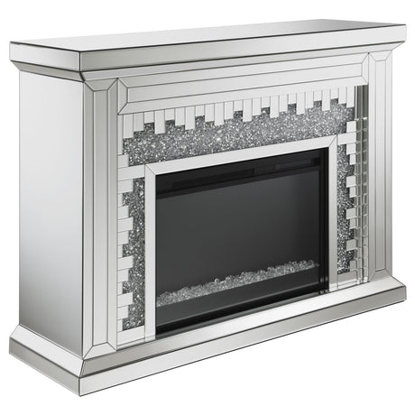 Gilmore Rectangular Freestanding Fireplace Mirror - 991048 - Luna Furniture