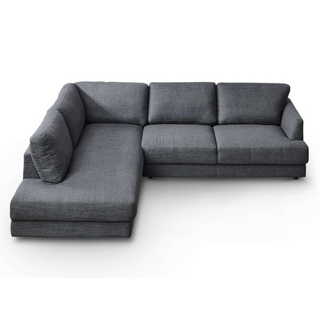 Glander Grey Linen LAF Sectional from Ashcroft Furniture - Luna Furniture