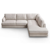 Glander Grey Linen RAF Sectional from Ashcroft Furniture - Luna Furniture