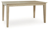 Gleanville Light Brown Dining Table - D511-25 - Luna Furniture