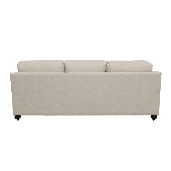 Glenn Recessed Arms Sofa Light Grey - 511091 - Luna Furniture