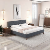 Graceville Dark Grey Platform Bed King from Midinmod - Luna Furniture