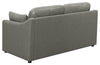Grayson Sloped Arm Upholstered Loveseat Grey - 506772 - Luna Furniture