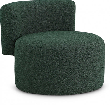 Green Como Boucle Fabric Accent Chair - 567Green - Luna Furniture