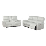 Greenfield Ivory Upholstered Power Reclining Living Room Set from Coaster - Luna Furniture
