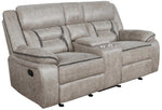 Greer Upholstered Tufted Back Glider Loveseat - 651352 - Luna Furniture