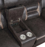 Greer Upholstered Tufted Back Glider Loveseat - 651355 - Luna Furniture