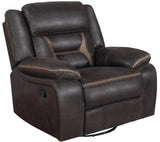 Greer Upholstered Tufted Back Glider Recliner from Coaster - Luna Furniture