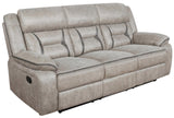 Greer Upholstered Tufted Back Motion Sofa - 651351 - Luna Furniture