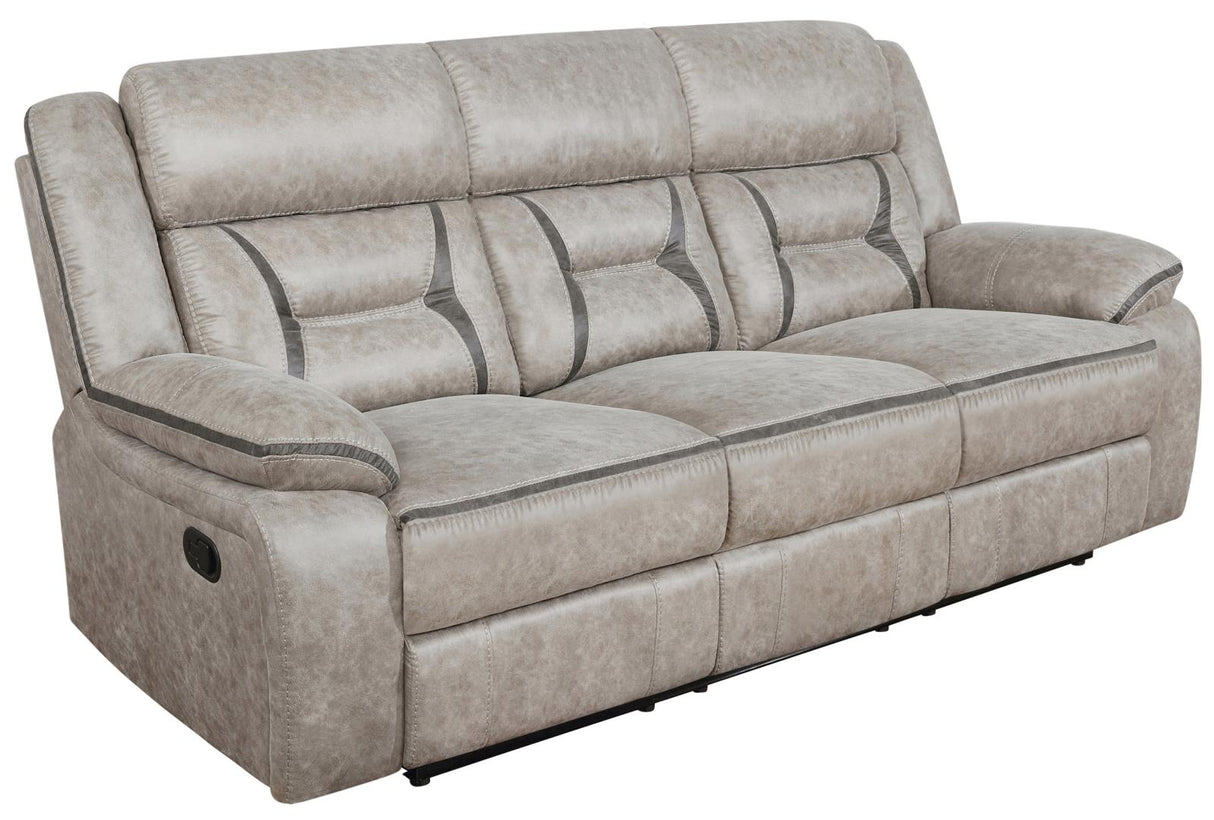 Greer Upholstered Tufted Living Room Set - 651351-S3 - Luna Furniture