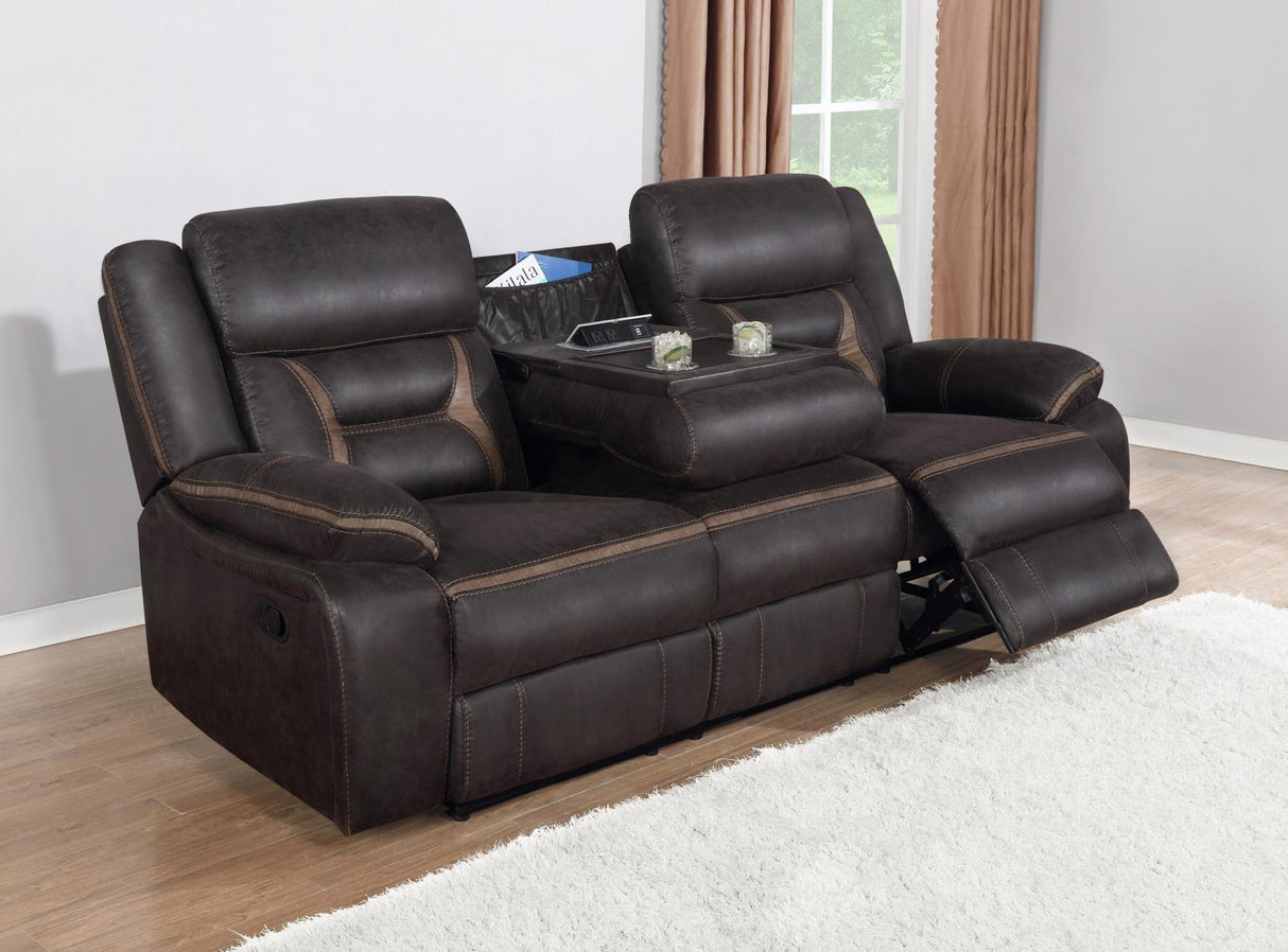 Greer Upholstered Tufted Living Room Set - 651354-S2 - Luna Furniture