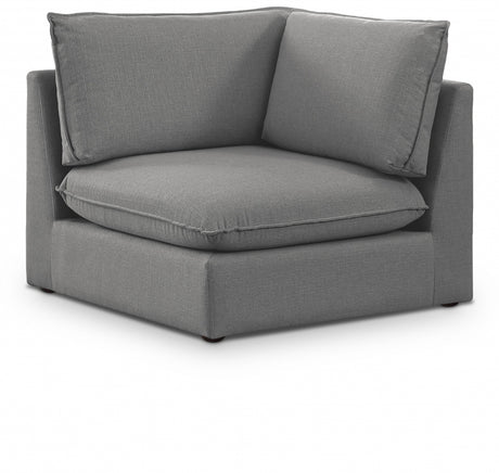 Grey Mackenzie Modular Corner Chair - 688Grey-Corner - Luna Furniture