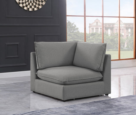 Grey Mackenzie Modular Corner Chair - 688Grey-Corner - Luna Furniture