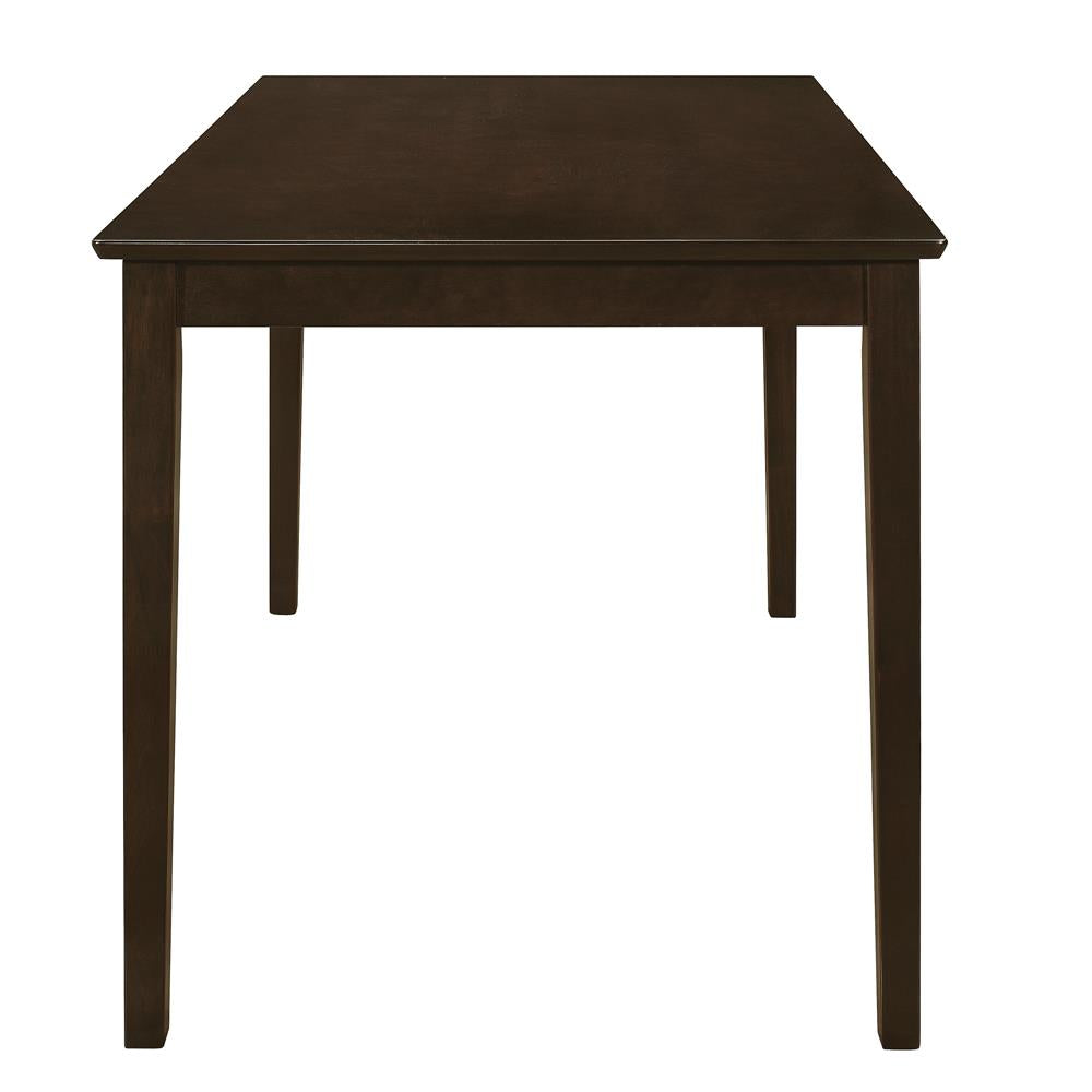 Guillen Cappuccino and Dark Brown 5-Piece Dining Set with Bench from Coaster - Luna Furniture