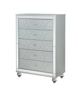 Gunnison Silver Metallic 5-Drawer Chest from Coaster - Luna Furniture