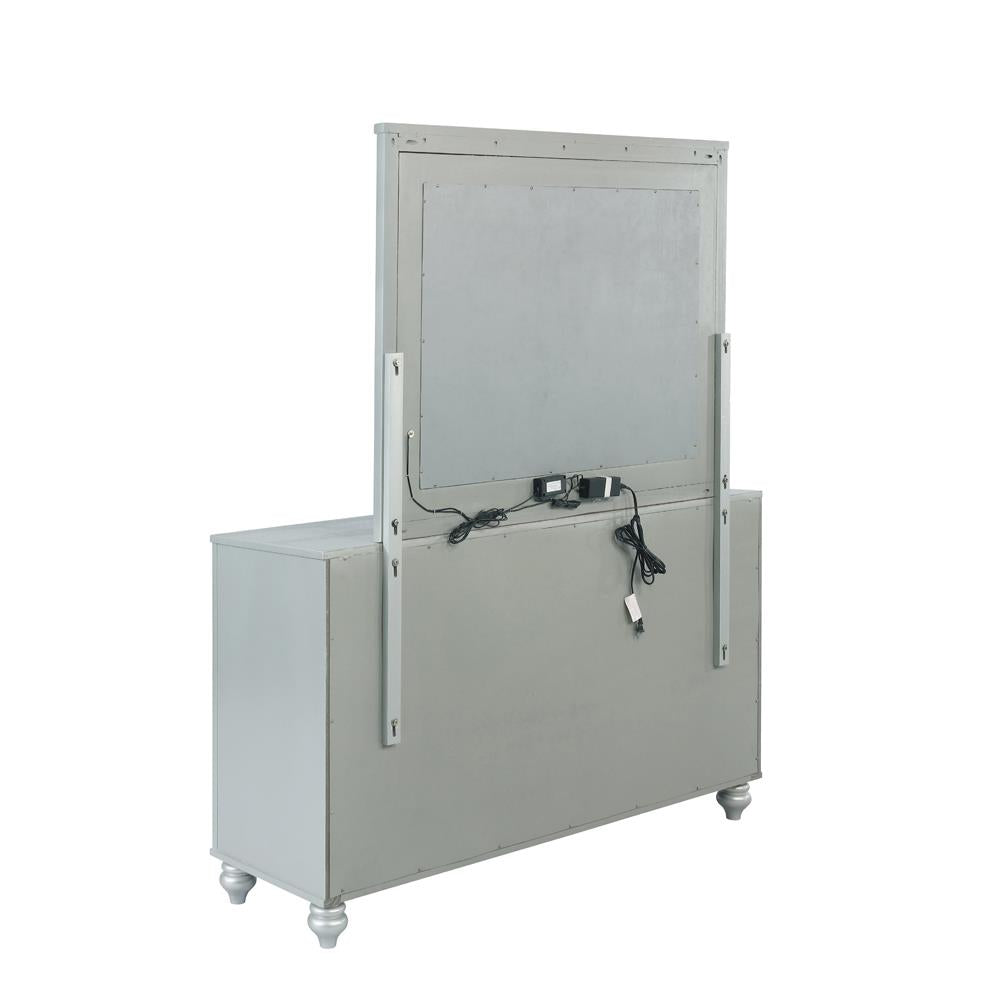 Gunnison Silver Metallic 6-Drawer Dresser from Coaster - Luna Furniture