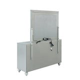 Gunnison Silver Metallic 6-Drawer Dresser from Coaster - Luna Furniture