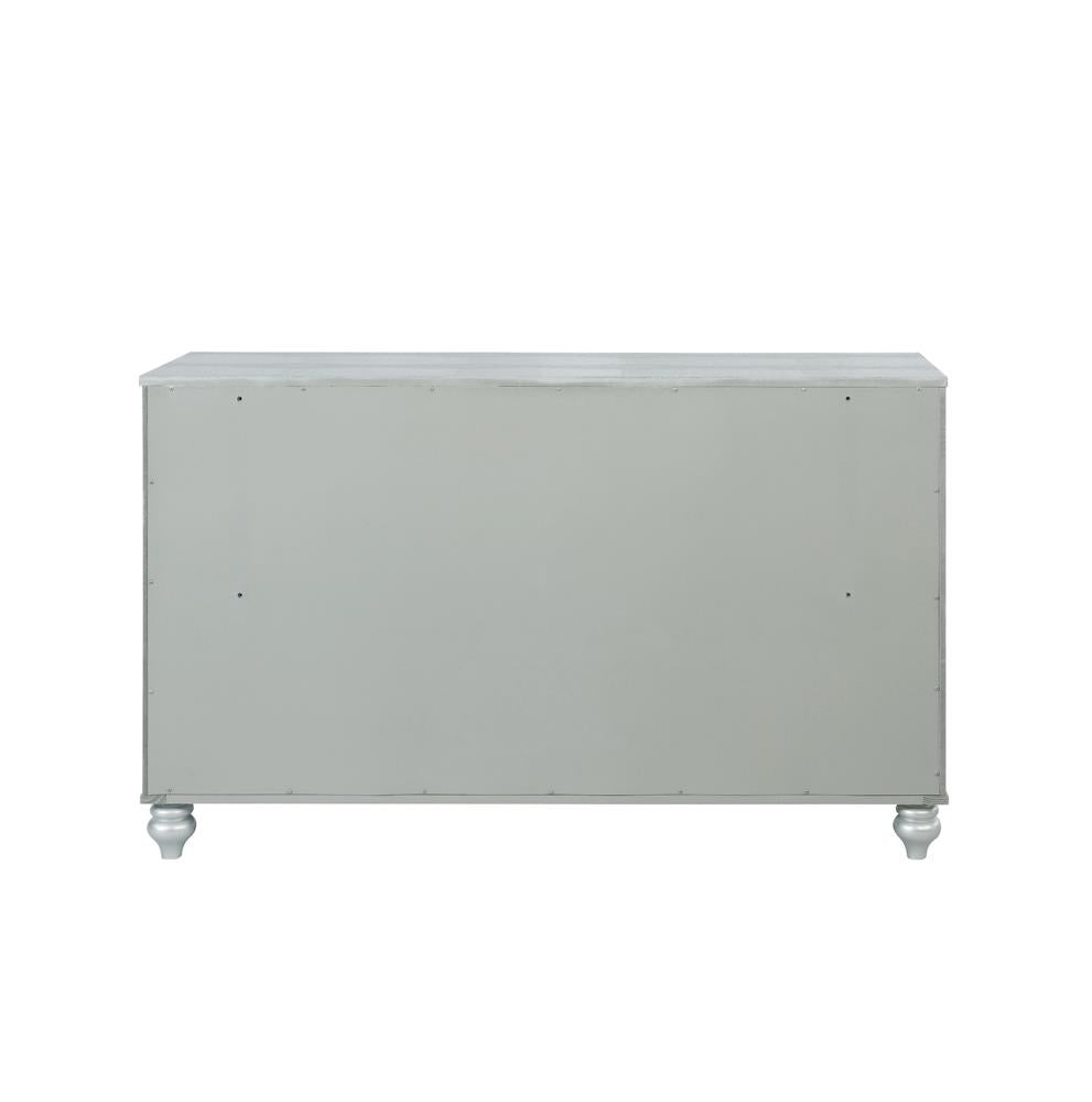 Gunnison 6-drawer Dresser Silver Metallic - 223213 - Luna Furniture