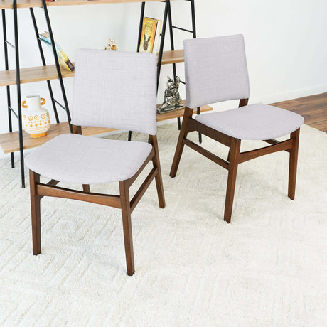 Gusto Mid-Century Modern Fabric Dining Chair (Set of 2) from Midinmod - Luna Furniture
