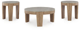 Guystone Light Brown Table from Ashley - Luna Furniture