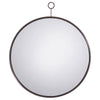 Gwyneth Round Wall Mirror Black Nickel - 961495 - Luna Furniture