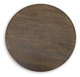 Hadcher Cream/Brown Accent Table - A4000622 - Luna Furniture