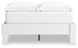 Hallityn White Full Platform Base Bed from Ashley - Luna Furniture