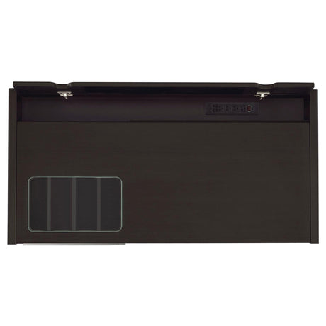 Halston Cappuccino Rectangular Connect-it Office Desk from Coaster - Luna Furniture