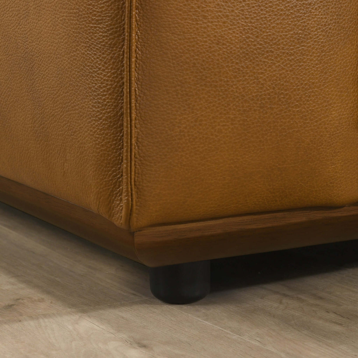 Huntington Tan Genuine Leather Sofa from Ashcroft Furniture - Luna Furniture