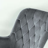 Hannah Dark Grey Rocking Chair from Midinmod - Luna Furniture