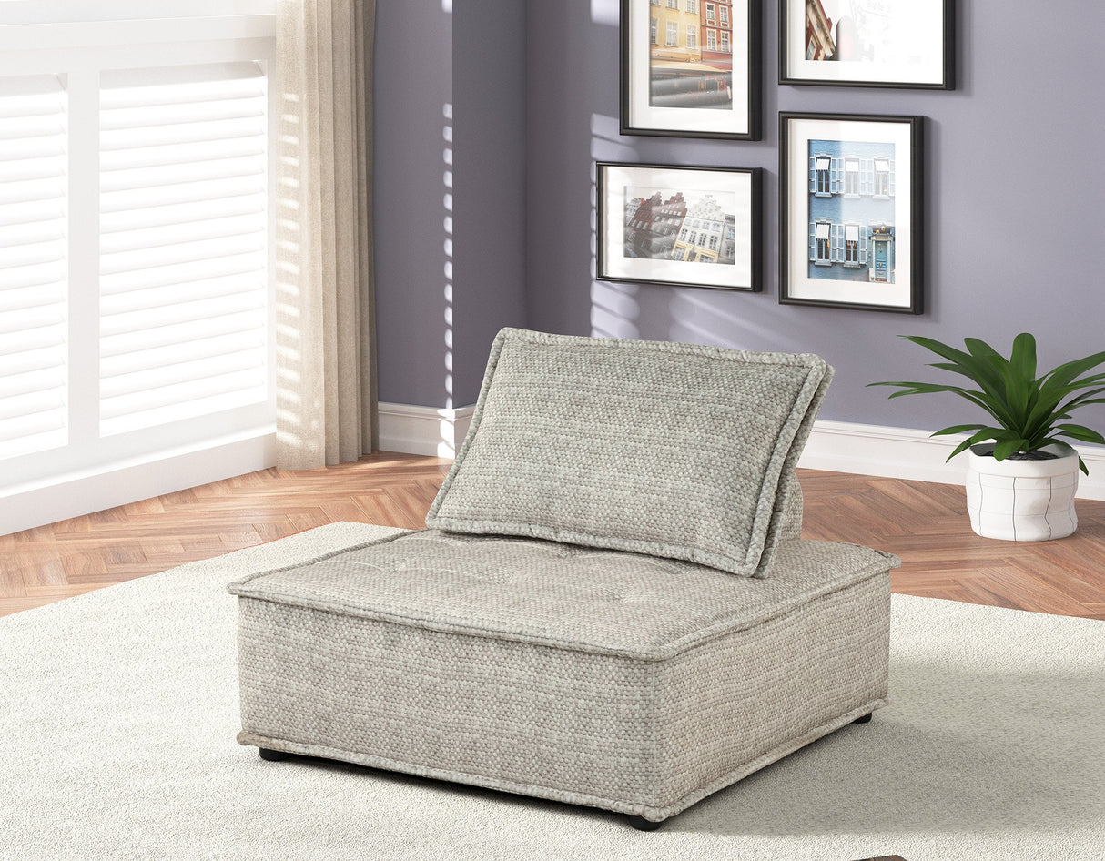 Happy Beige Modular Accent Chair from Happy Homes - Luna Furniture