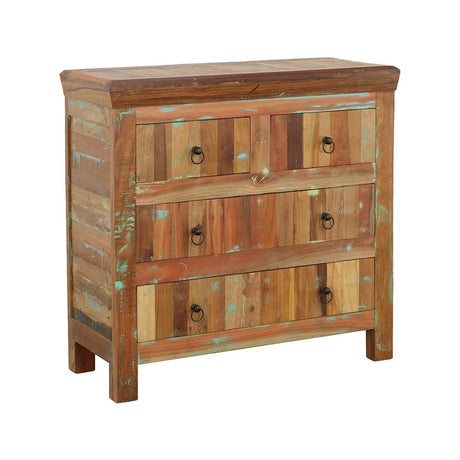 Harper 4-drawer Accent Cabinet Reclaimed Wood - 950366 - Luna Furniture