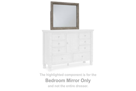 Harrastone Gray Bedroom Mirror - B816-36 - Luna Furniture