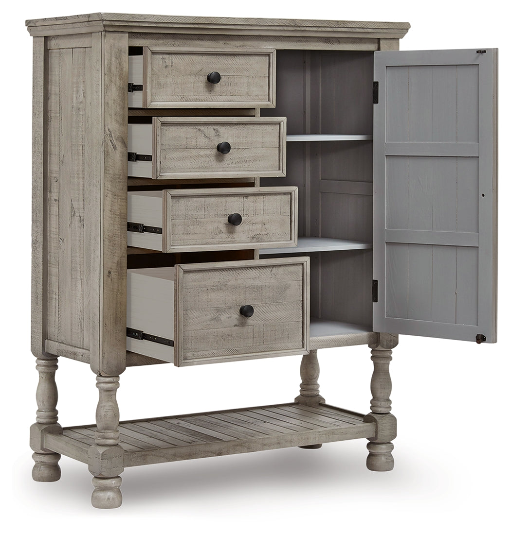 Harrastone Gray Door Chest - B816-48 - Luna Furniture