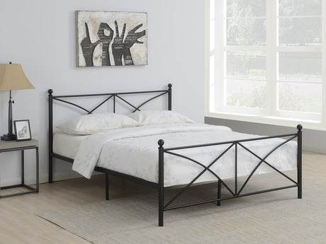 Hart Metal Platform Bed - 422755Q - Luna Furniture